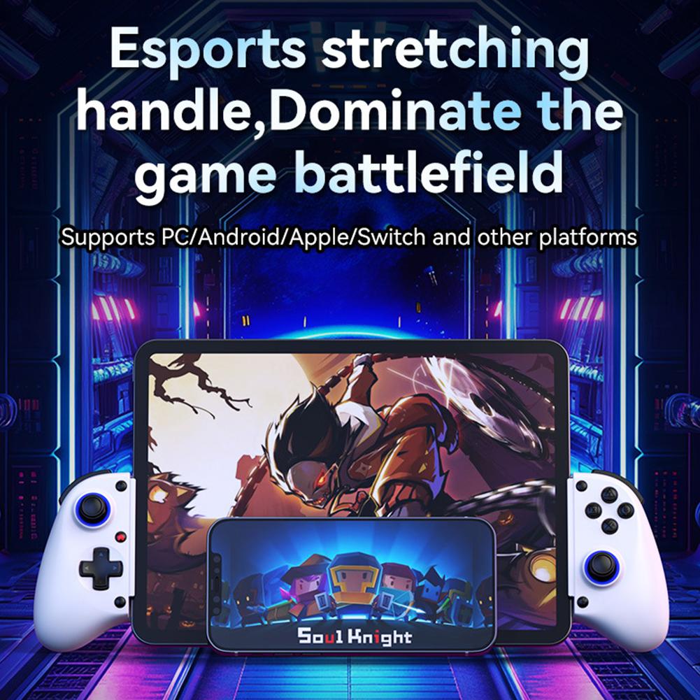 D11S Мобильный геймпад с триггерами Холла BT 5.2 Раздвижной игровой контроллер с поддержкой Turbo/Двойной вибрации для Android/SWITCH/IOS