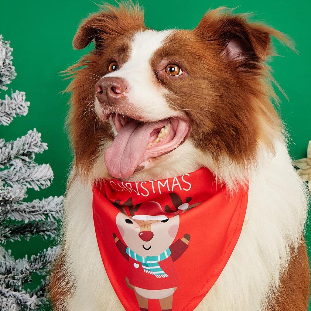 The Hot-Selling Christmas Dog Bandana: Festive Pet Scarf & Bib