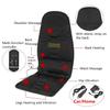 Electric Mulifunction Back Heated Massage Car Seat Office Cushion Car Seat Chair Massager Lumbar Back Neck Relaxation
