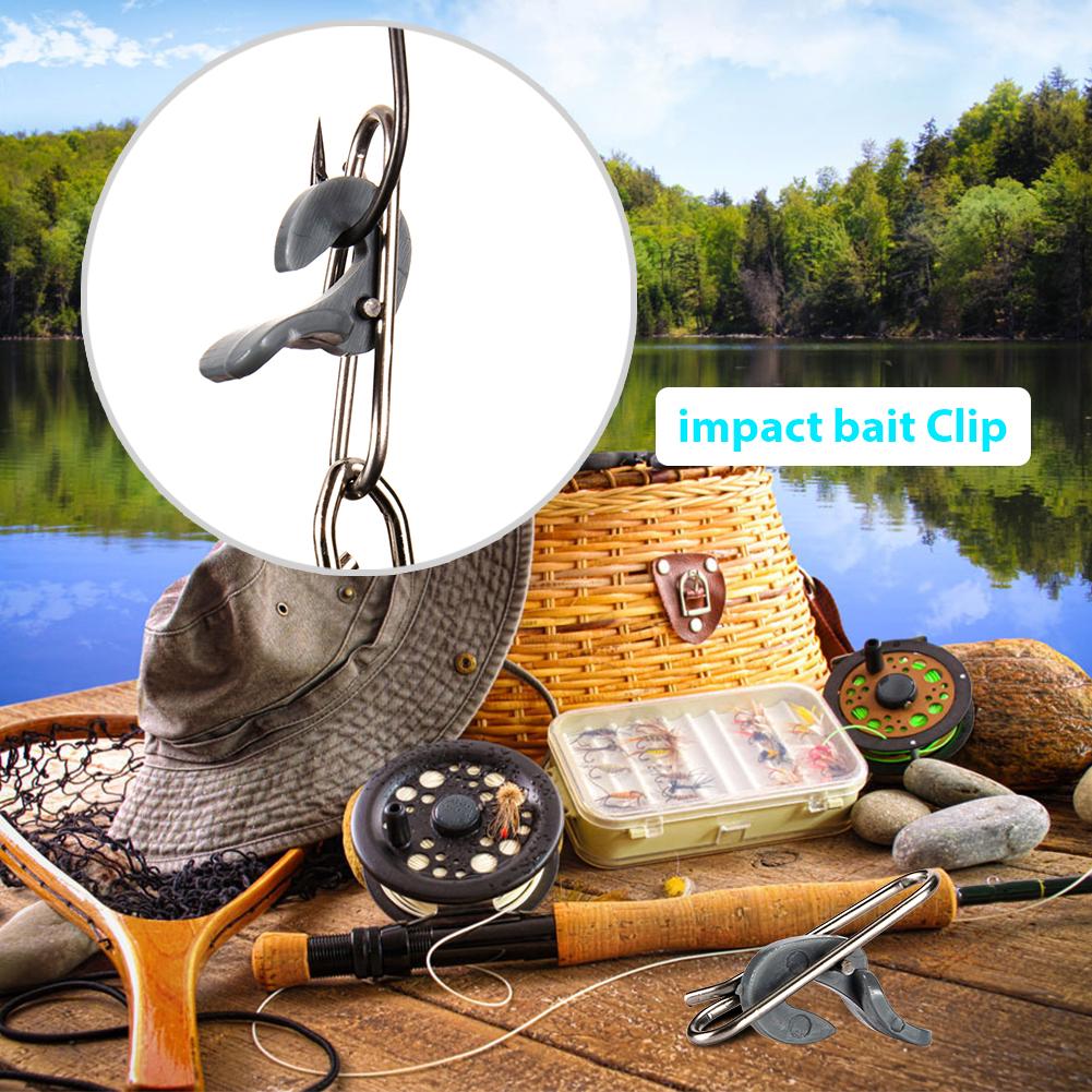 10Pcs Decoupling Swivel Shank Clip Reusable Fishing Board Release Clip Fishing Hook Decoupling Clip for Fishing Enthusiasts