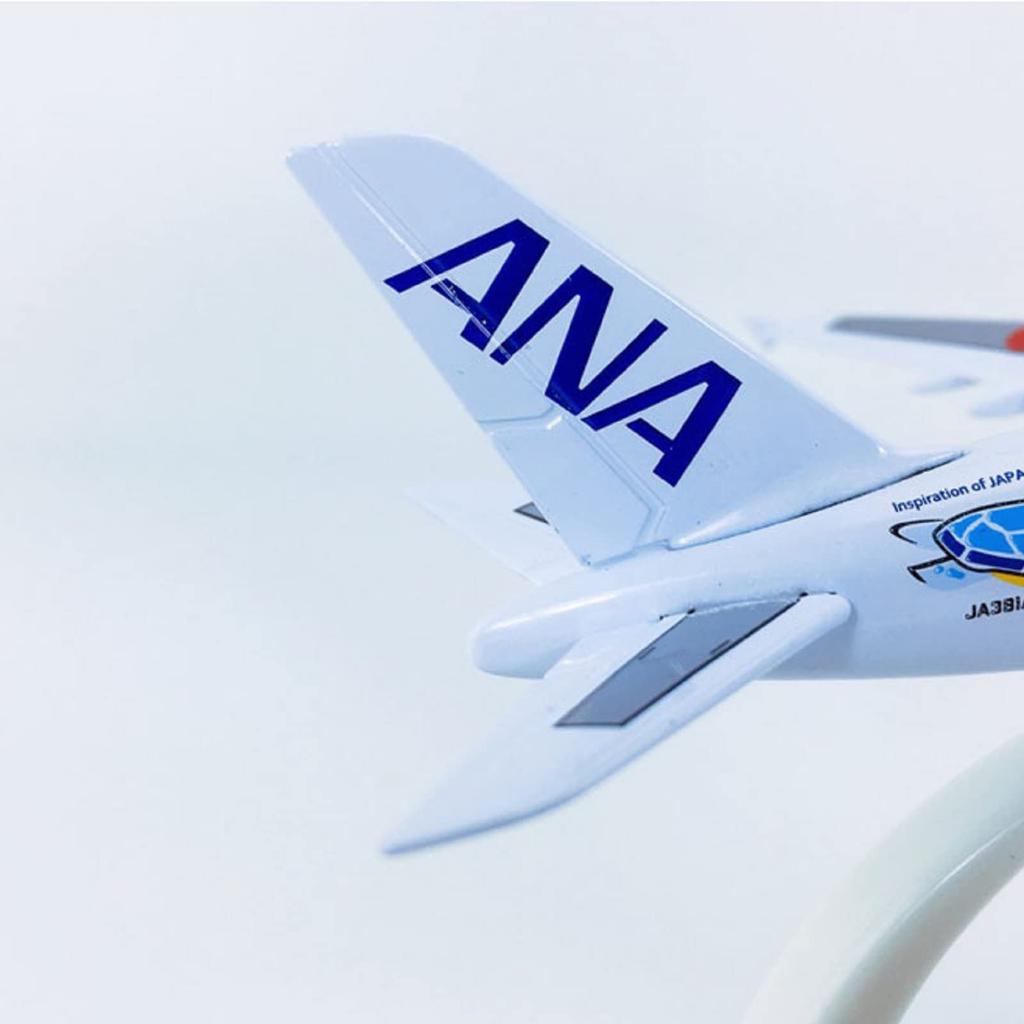 Сплав масштаб 1:1500 ANA морская черепаха раскрашенный модель самолета Airbus A380 Симуляция пассажирского самолета Модель самолета Airbus с подставкой