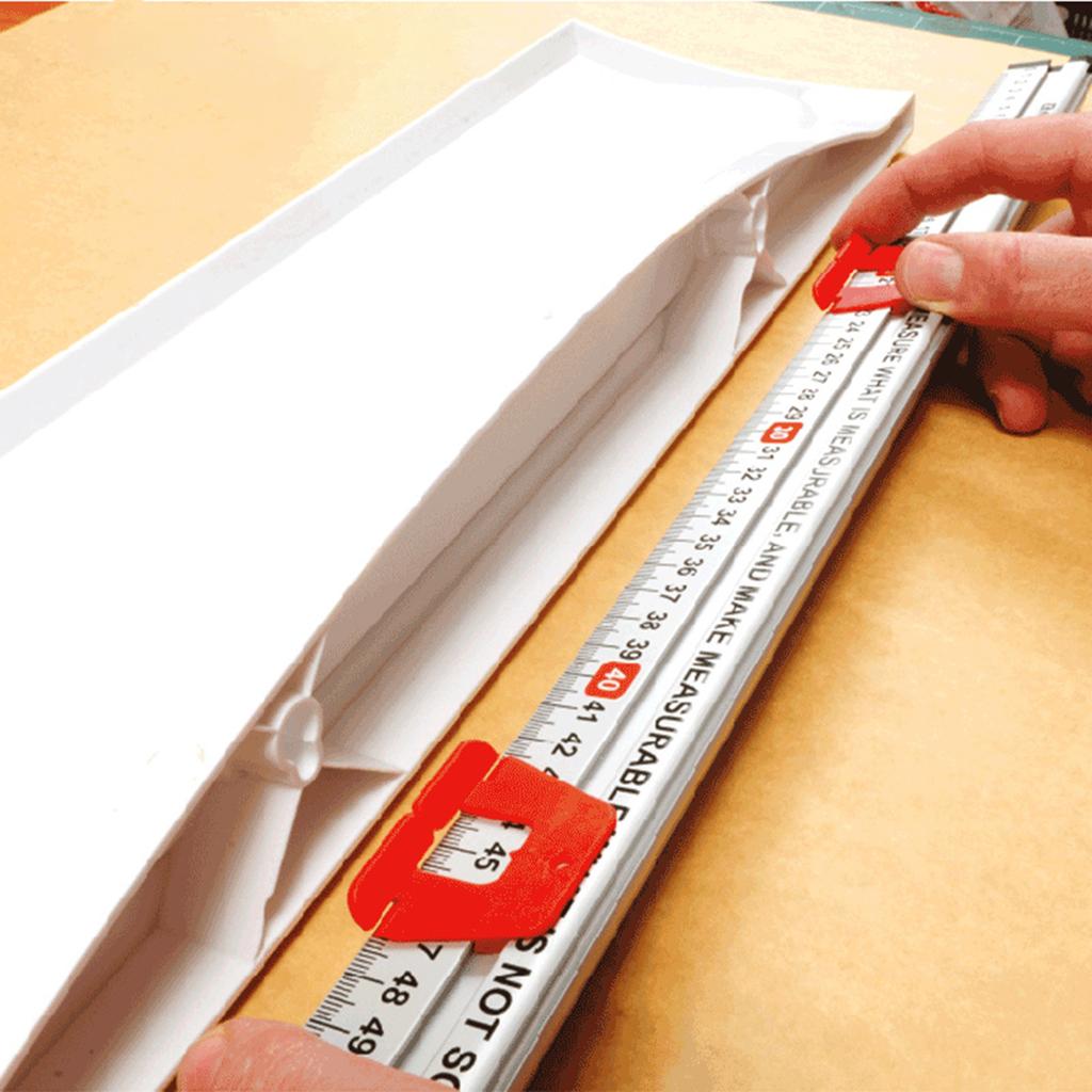 Многофункциональная линейка горизонтальной калибровки, маркерная линейка для самостоятельной работы, многофункциональная, прочная, удобная