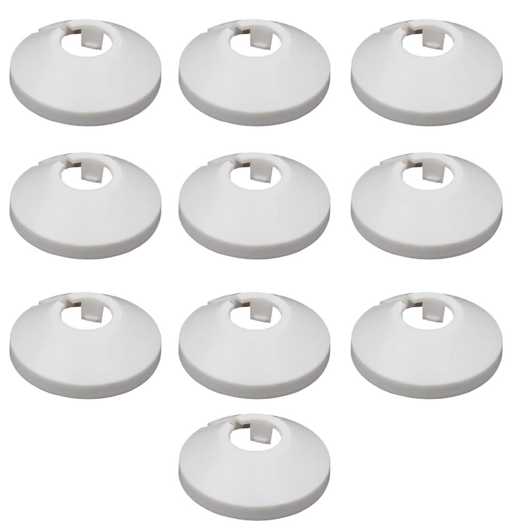 10 шт. Накладки на трубы отопления Пластиковые накладки на радиаторные трубы Простая установка для эстетического улучшения и легкого монтажа