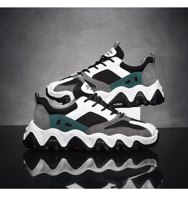 Fashion Men Summer Shoes Brand Breathable Men Chunky Sneakers Casual Shoes Fashion Non-slip Walking Jogging Shoes Platform Male Footwear