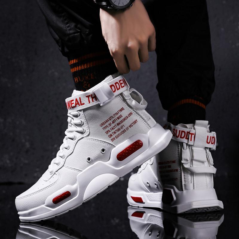 Men's Fashion Sneakers Casual Sports Shoes Outdoor High-top Sneakers Mens Boots Hip Hop Shoes for Men Women