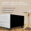 Monosaudio 4 шт. 40x20 мм Изоляционные ножки для динамиков Односторонние клейкие ленты 3M Шипы для динамиков с нескользящими резиновыми кольцами для Аудио, Динамиков,