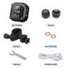 M5 Мотоциклетная TPMS Беспроводная Мотоциклетная Система Контроля Давления в Шинах с 2 Внешними Датчиками 5 Способов Оповещения