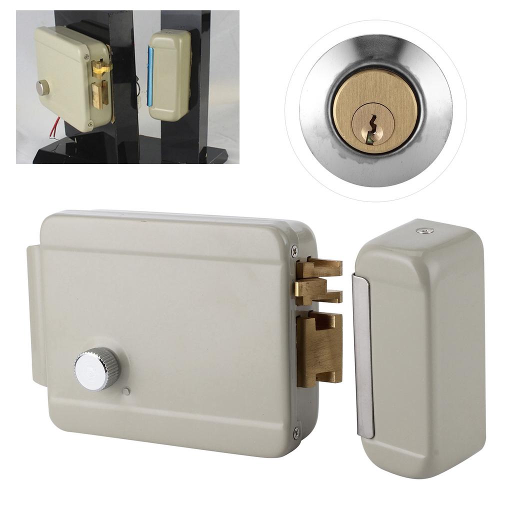 9?Электрическая защелка для двери 12 В Контроль доступа к двери 2?Проводные электромагнитные замки для сообщества