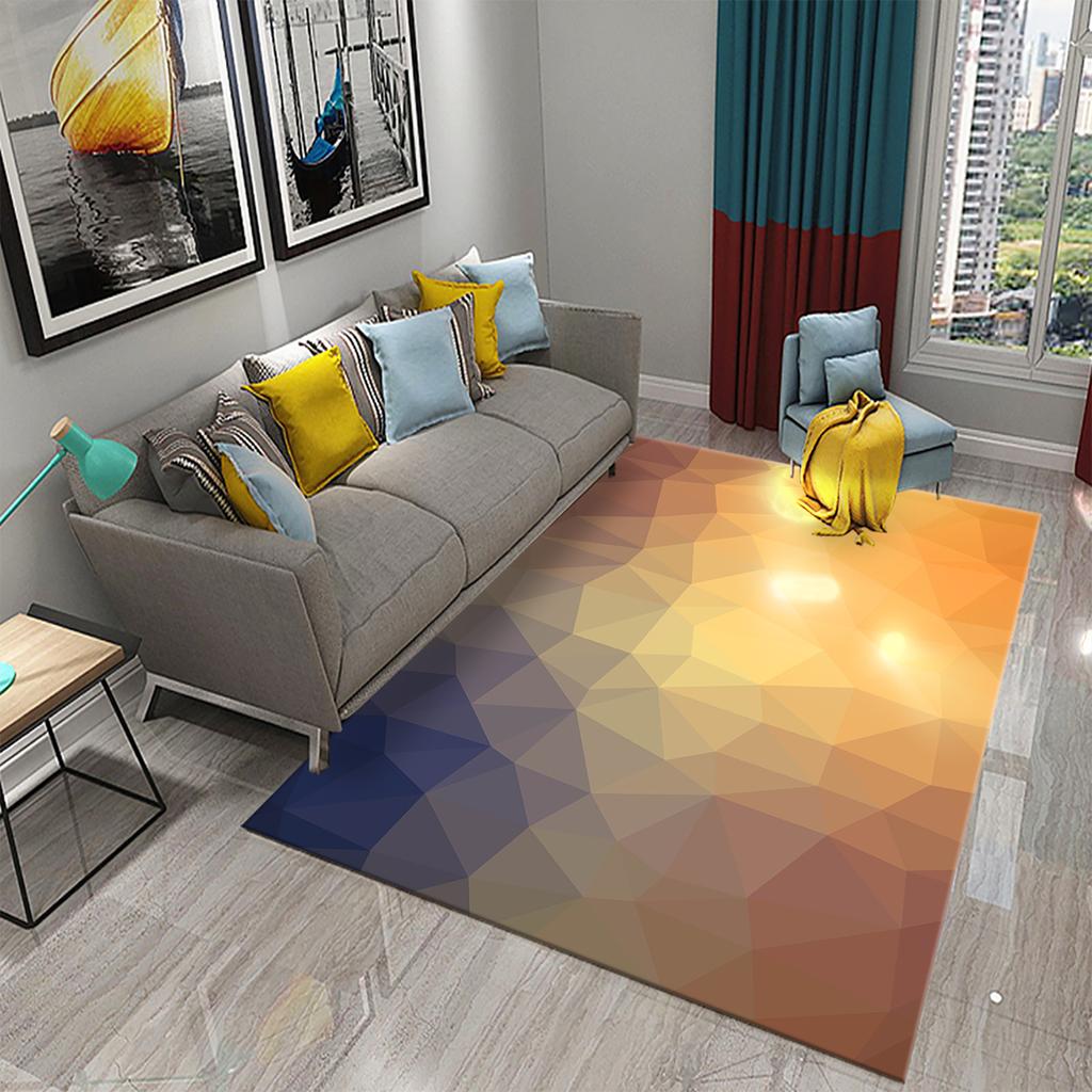 Черный 3D сотовый ковер с абстрактным геометрическим ковриком для мужчин-подростков, художественные коврики с пространственной геометрией, декор для спальни, гостиной, напольный коврик