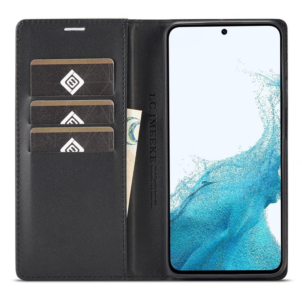 Flip Case for Samsung Galaxy A36 5G, Carbon LC.IMEEKE, Black