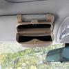 Car Glasses Case Clip Sunglasses Storage Box ABS Material Auto Interior Accessories Glasses Holder Car Sunglasses Holder