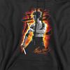 Bruce Lee Unisex Adult Dragon Fire Hoodie