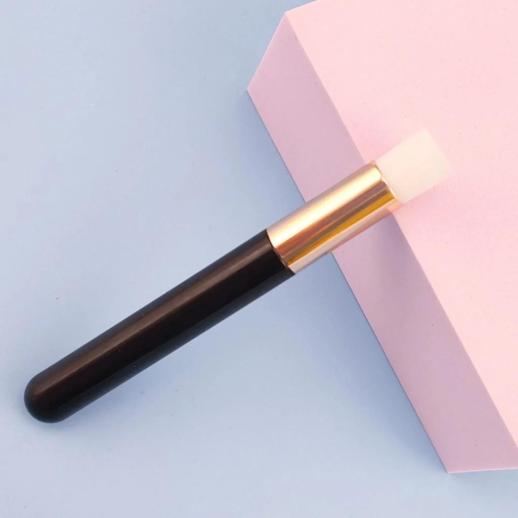 1 шт. Мягкая кисть для чистки наращенных ресниц с ручкой из хрустальных бусин, кисть для удаления черных точек с носа, инструмент для макияжа, кисти для макияжа