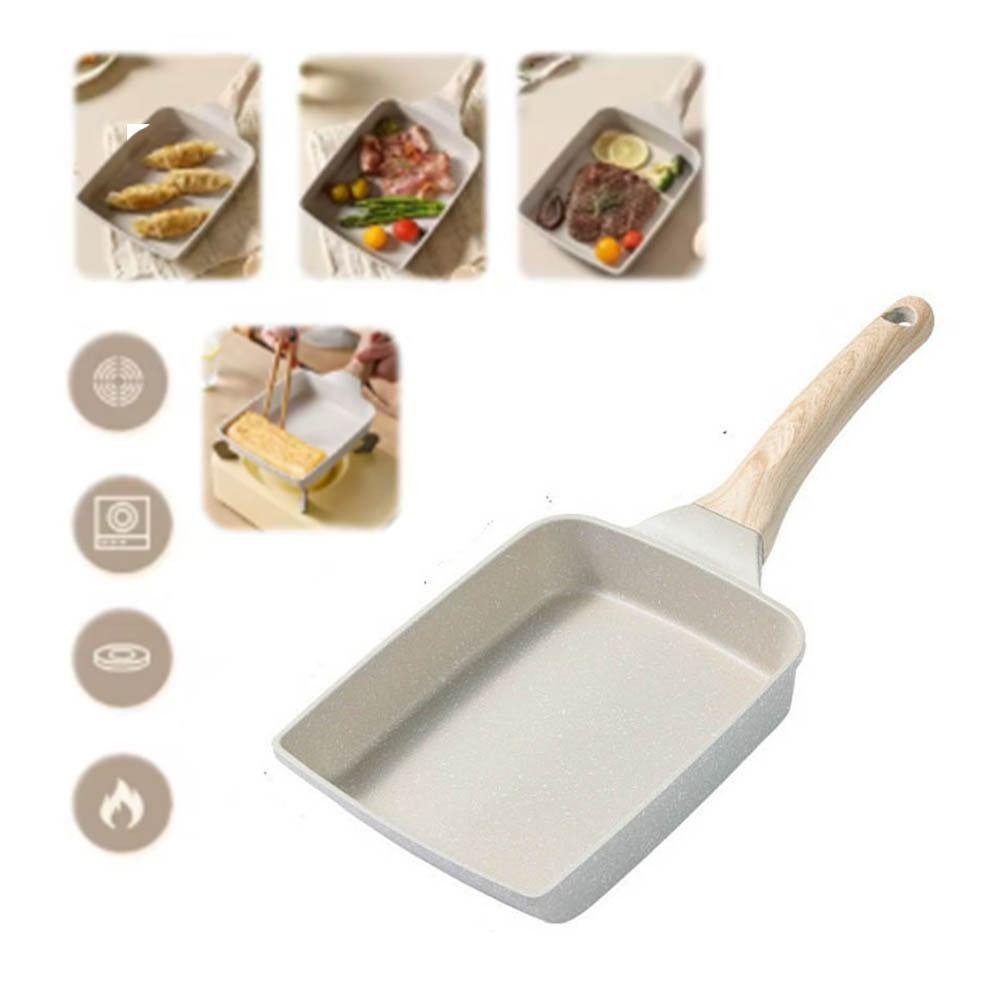 Nonstick Coating Steak Frying Pan Flat Surface Griddle Pan Thickened Nonstick Flat Pan Cooker