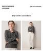 Women's Polo Collar 100% Cashmere Sweater - Autumn/Winter 26, Loose Fit, Slimming Base Layer, Korean Style, Warm and Cozy