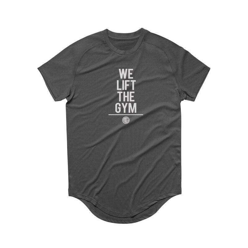 Muscleguys Спортивная футболка мужская повседневная с графическим рисунком с коротким рукавом летняя быстросохнущая дышащая одежда для фитнеса и бега