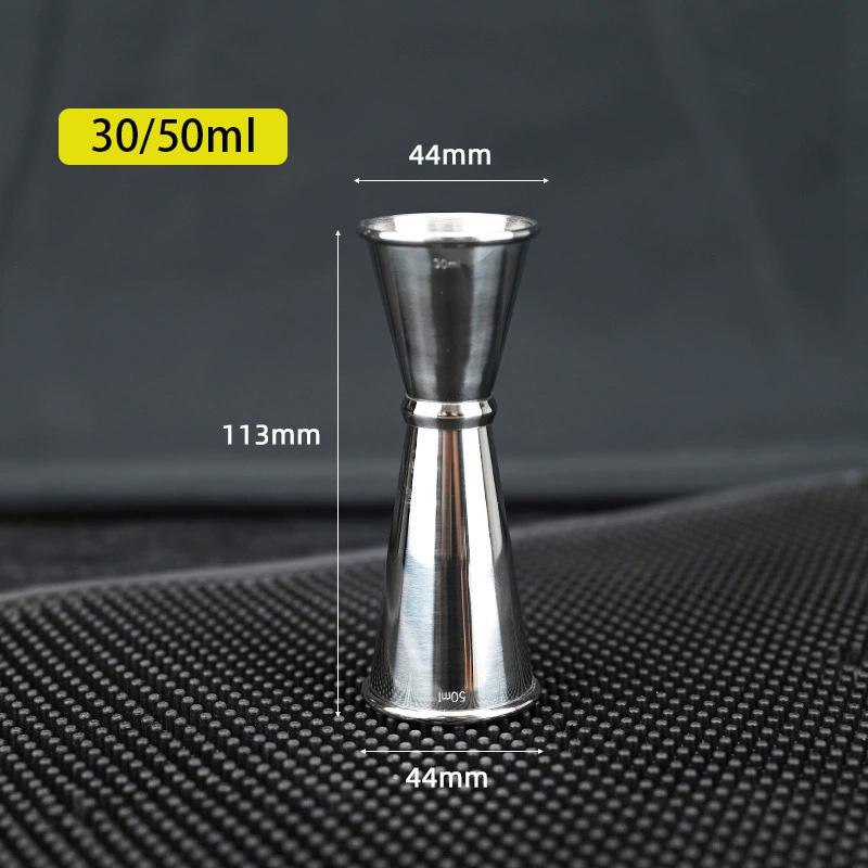 1pc Liquid Measuring Cup Stainless Steel Measure Cup Cocktail Spirit Jigger Mixed Beaker Measure Cup Kitchenware Bar Accessories
