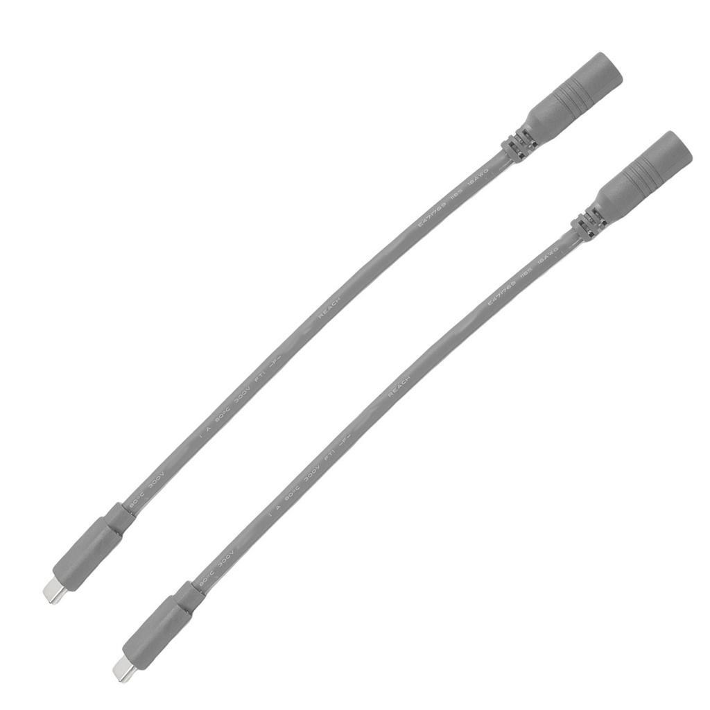 2 шт. Кабель-адаптер DC на USB C, подходит для мини-тарелочной антенны 100 Вт 5 А, водонепроницаемый штекер-конвертер, удлинительный шнур 0,66 фута 0,2 м