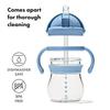 Кружка OXO Tot с трубочкой и ручкой Dusk Mug, пригодная для мытья в посудомоечной машине, стильная, герметичная 63164200