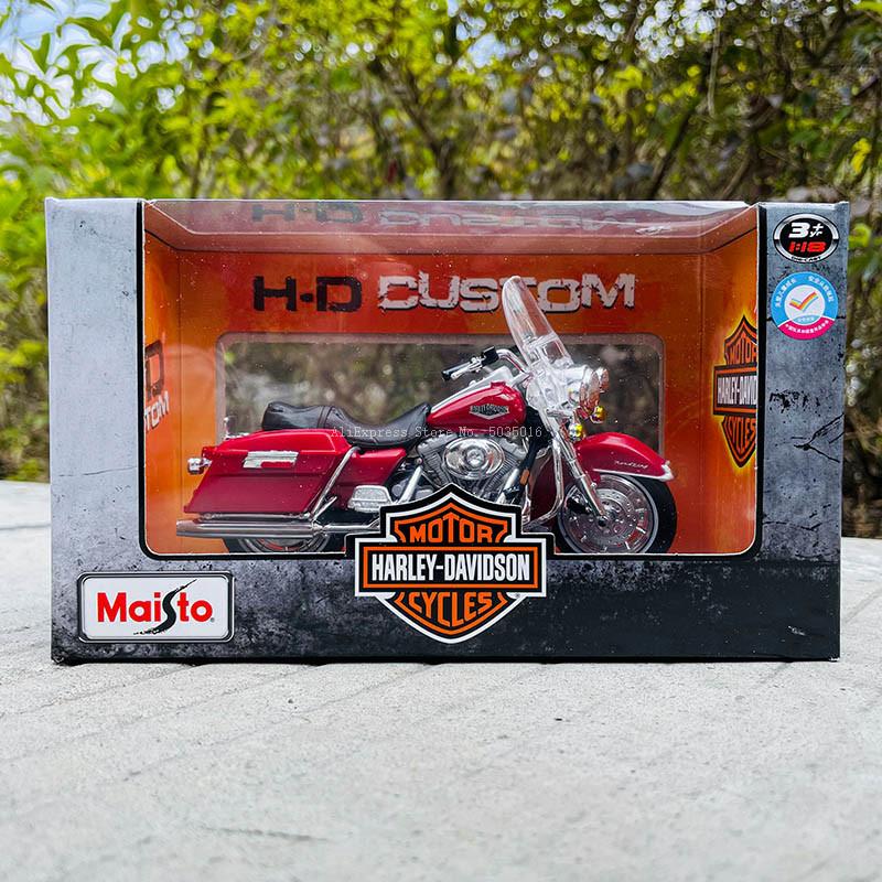 Майсто 1:18 Различных стилей Мотоцикл Harley-Davidson 1999 FLHR Road King Красный Сплав Модель Мотоцикла Игрушечная Машина Коллекция