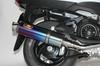 22Racing Ti AXIS Z датчик совместимый AXIS Z Мотоциклетная выхлопная система Реализует титановый синий цвет Полный комплект выхлопной системы Пользовательская замена Послепродажная