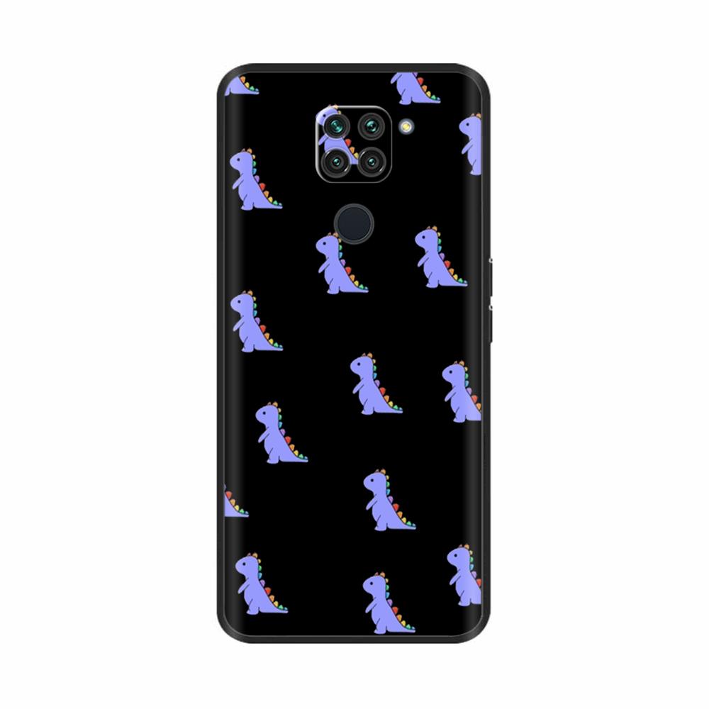 Чехол Для Xiaomi Redmi Note 9 Чехол Мягкая Черная Силиконовая Задняя Крышка Для Redmi Note9 Чехол Redmi Note 9 Чехол Funda Coque Бампер Оболочка