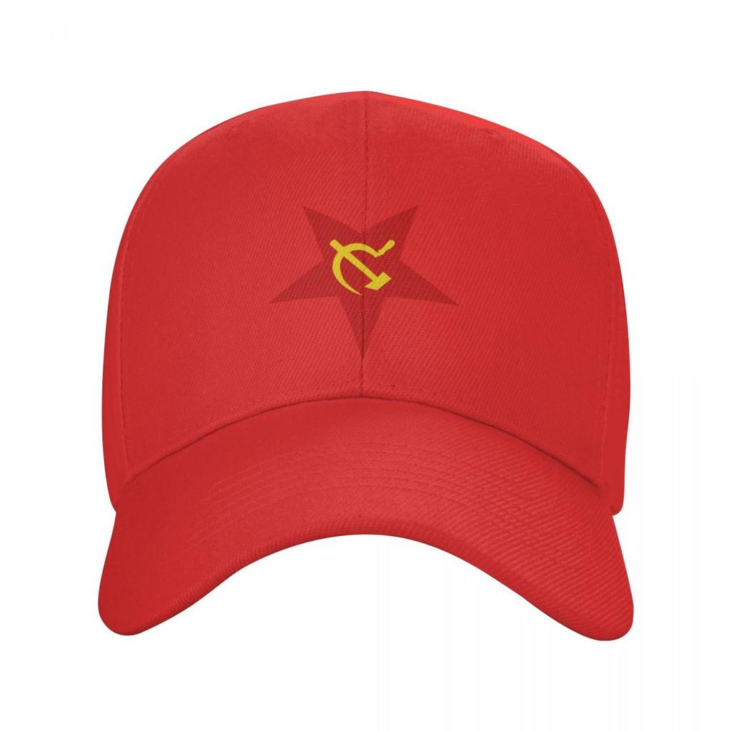 Советский Союз Красная Звезда Серп и Молот Бейсболка для взрослых CCCP Флаг СССР Регулируемая шляпа для папы для женщин унисекс Спортивные летние кепки