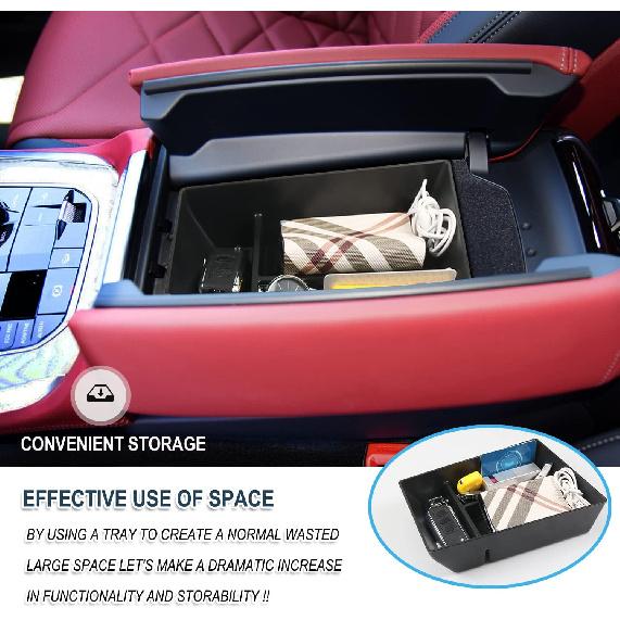 2026 X5/X6/X7 Center Console Organizer For -2026 BMW X5/X6/X7 Accessories Middle Console Organizer X5/X6/X7 Armrest Storage Box Compatible With