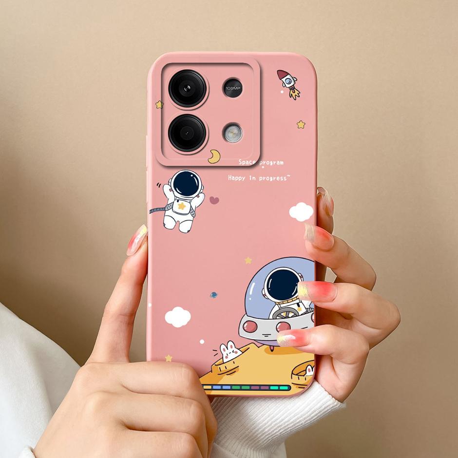 Чехол для Xiaomi Redmi Note 13 Pro Plus 5G Милые Девочки Мультяшный Матовый Силиконовый Чехол Для Redmi Note13 Pro+ 5G Новый Дизайн Funda