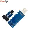 USBASP USBISP AVR Программатор USB ISP USB ASP ATMEGA8 ATMEGA128 Поддержка Win7 64K 10Pin To 6 Pin Адаптер Плата