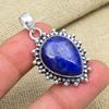 Lapis Lazuli Gemstone Handmade 925 Sterling Silver Wonderful Jewelry Pendant For Mother's Day Gift