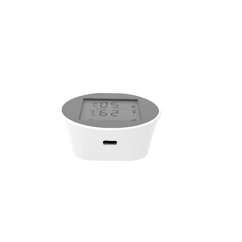 Tuya Zigbee Датчик температуры и влажности Внутренний гигрометр Термометр Детектор ЖК-экран Приложение Smart Life Питание от батареи или USB