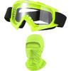 Dirt Bike Goggles ATV Off-Road Riding Motorcycle Motocross Glasses With Sun UV Protection Balaclava Full Face Cover