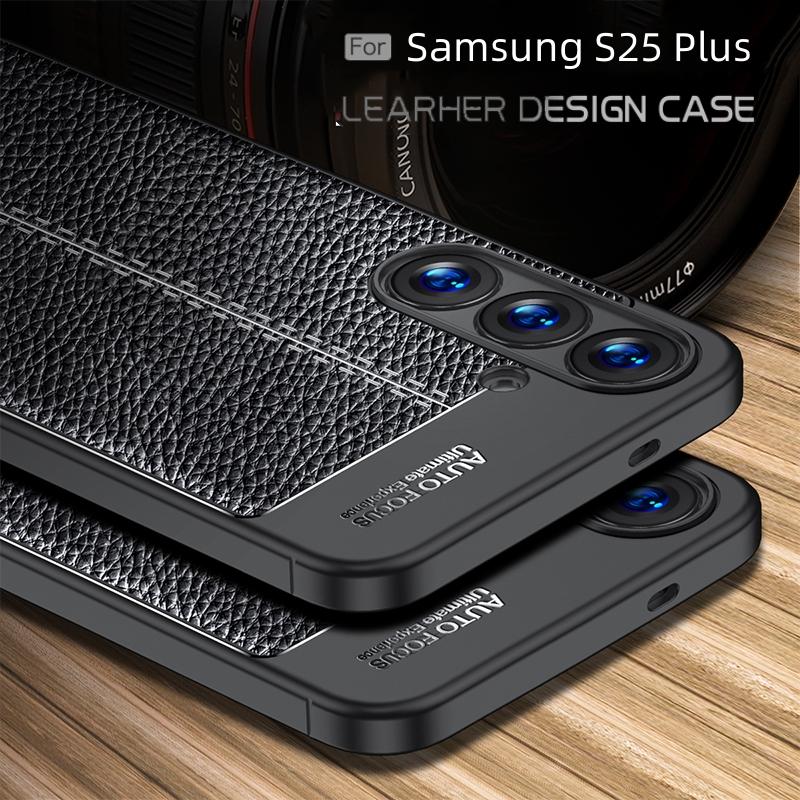 Для Samsung S25 Plus Чехол Samsung Galaxy S25 Plus Capa Новый бампер задняя противоударный мягкий TPU кожа Fundas Samsung S25 Plus