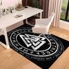 Valknut Printed Absorbent Washable Carpet, Non-Slip Bathroom Mats, Kitchen Rugs, Yoga Mat,Living Room Entrance, Camping Picnic Rugs