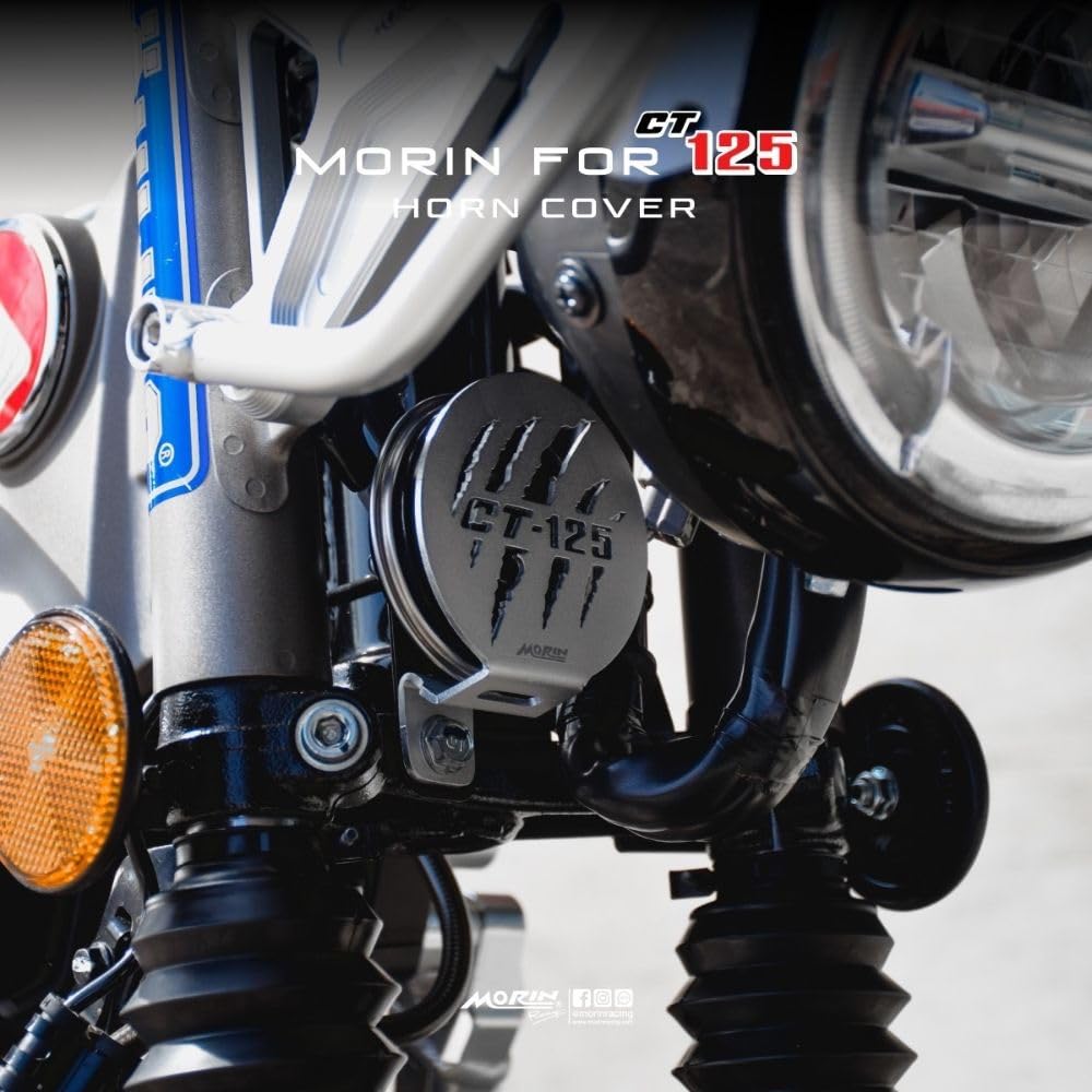 MORIN RACING Крышка клаксона для Honda Hunter Cab CT125 / Защита клаксона для HONDA CT125 JA55 JA65 (Серебряный)