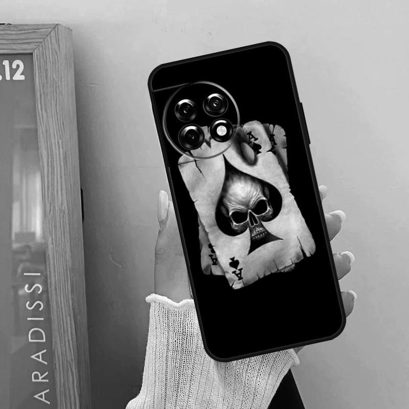 Чехол-кошелек для игральных карт в стиле Покер для OnePlus Nord 5 CE 4 3 2 Lite N20 N30 OnePlus 15 13 12 R 10T 13T 10R 8T 9 10 11