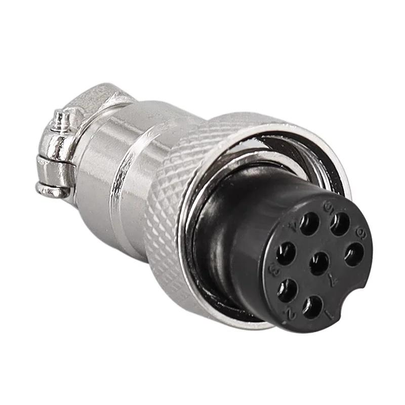 5 шт. авиационный штекер GX12 разъем для стыковой пайки гнездо 2/3/4/5/6/7Pin провода стыковочные разъемы