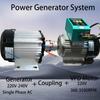Generator 5KW 10KW 20KW 220V Single Phase Alternator High RPM Permanent Magnet Generator With VFD Electric Motor Household Load
