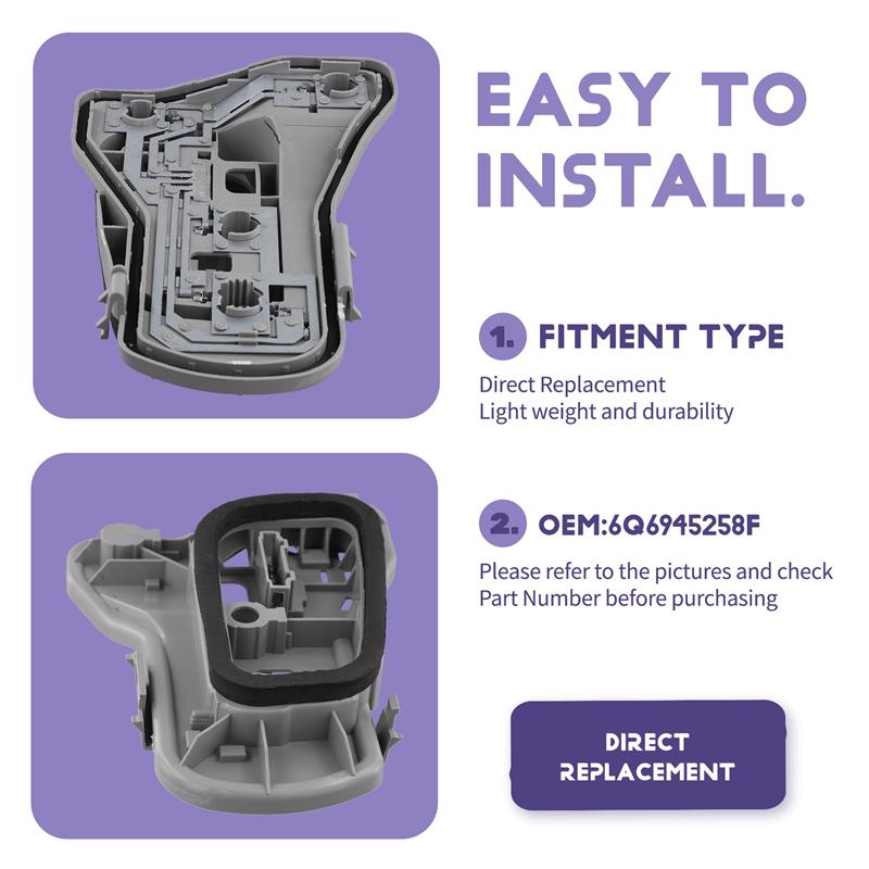 L10A Tail Light Carrier Bulb Holder Lamp Bulb Holder For VW 6Q6945258F For VW Polo 2005-2010 Tail Light Seat Circuit Board