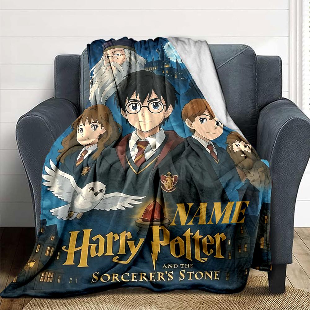 Custom Name Platform Nine Three-Quarters blanket for Couch & Bed, Plush Cozy Fuzzy Blanket Super Soft & Warm Blankets for Fall and Winter. 0908100