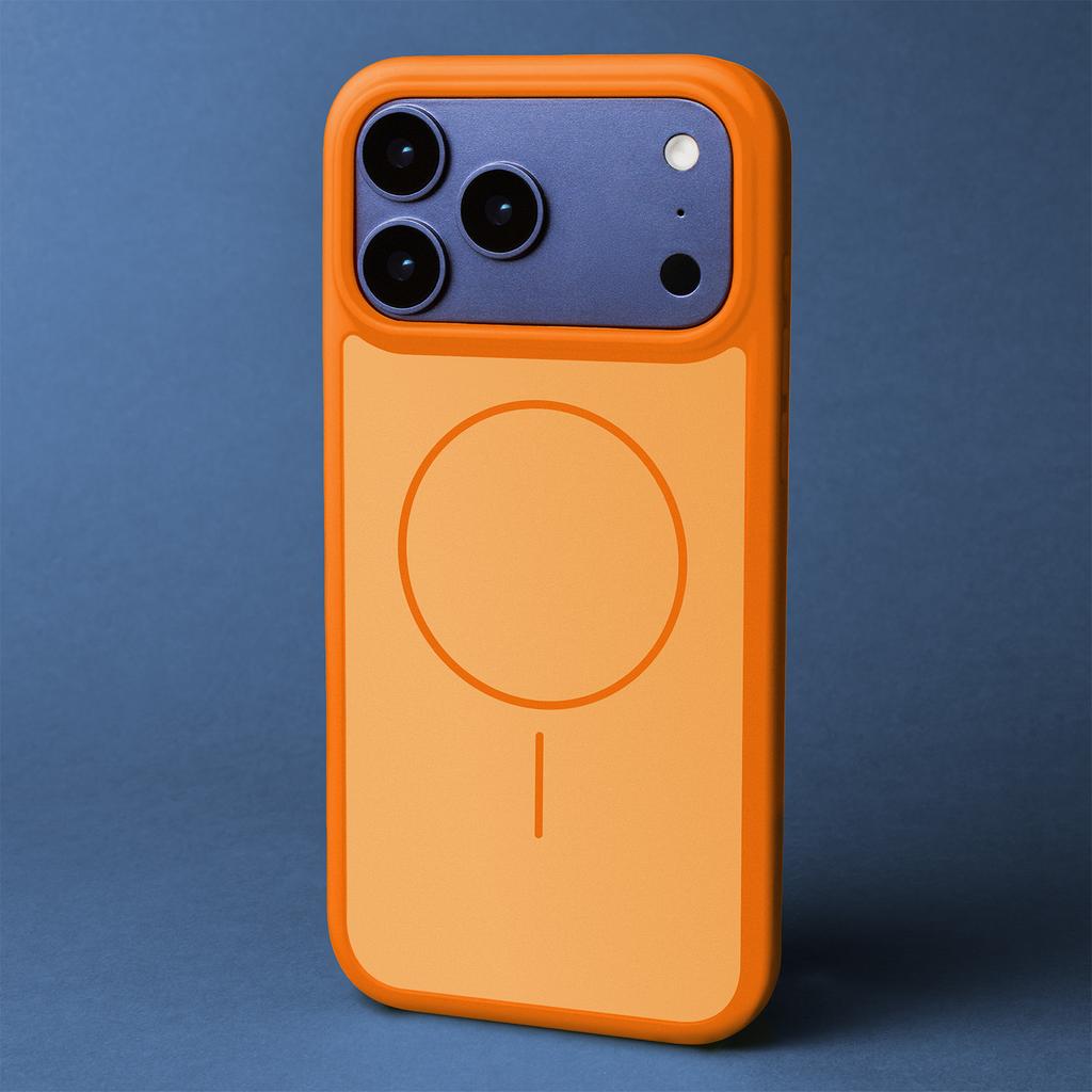 Nakładka Frame Thin Mag Do Iphone 12 / 12 Pro 6,1" Pomarańczowa