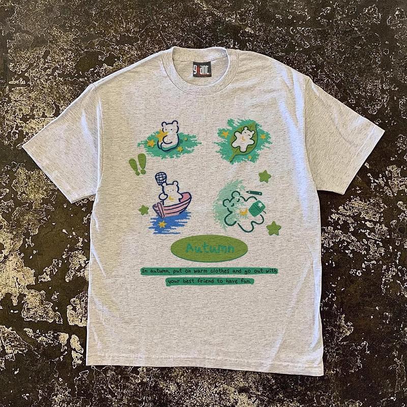 2026 Pure Cotton Tshirt Short Sleeve Unisex Couple Style Spring Summer Breathable Comfortable Cotton Tee