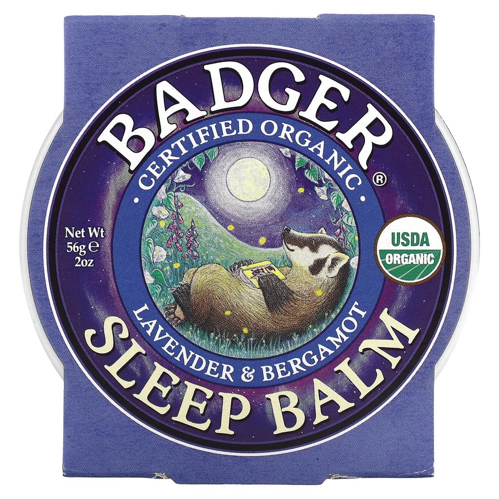 Organic Sleep Balm, Lavender & Bergamot, 56G(2Oz)