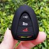 Силиконовый чехол-брелок для автомобильного ключа с 3 кнопками для Porsche 911 997 Boxster 987 Cayman Запчасти Аксессуары