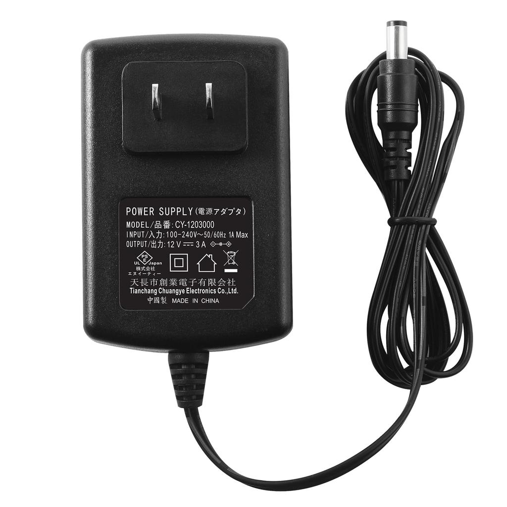 PSE Certified AC To DC 12V 3A Adapter General Purpose AC Adapter Maximum Output 36W Switching Type Charger Power Adapter Outer Diameter Diameter LED