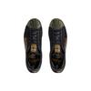 adidas Оригинальные Han Meilin X Superstar 80s Кожаные кроссовки с низким верхом Унисекс кроссовки Черно-золотой ID4379
