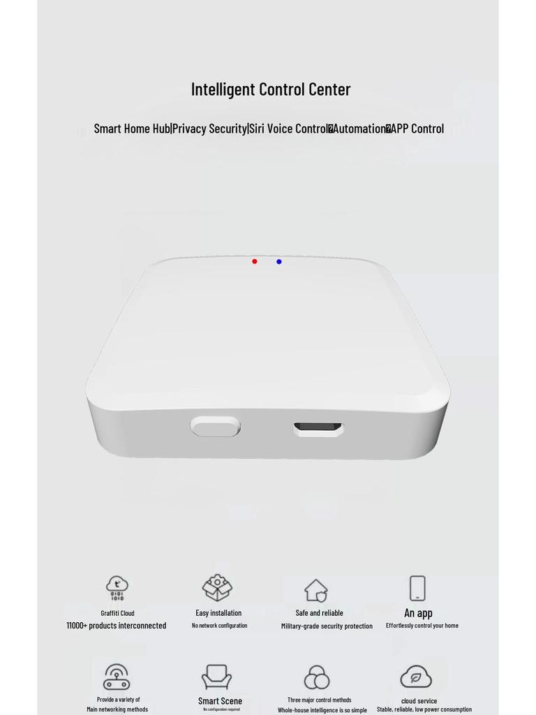 Многорежимный беспроводной шлюз Tuya Smart Zigbee 3.0 и Bluetooth