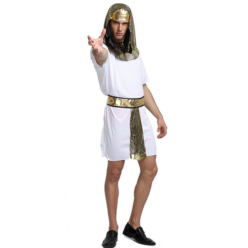 Cosplay Halloween adult costume Egyptian male pharaoh costume cos ancient Roman prince of the Nile ancient Greek mythological costume