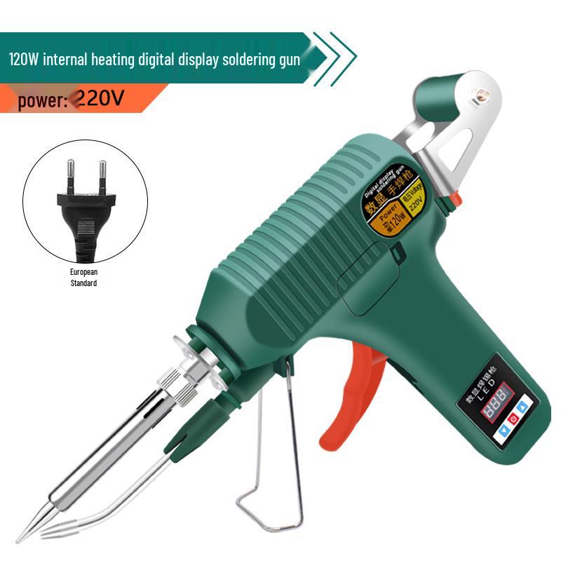Мощный паяльник с цифровым дисплеем мощностью 80 Вт и автоматической подачей олова